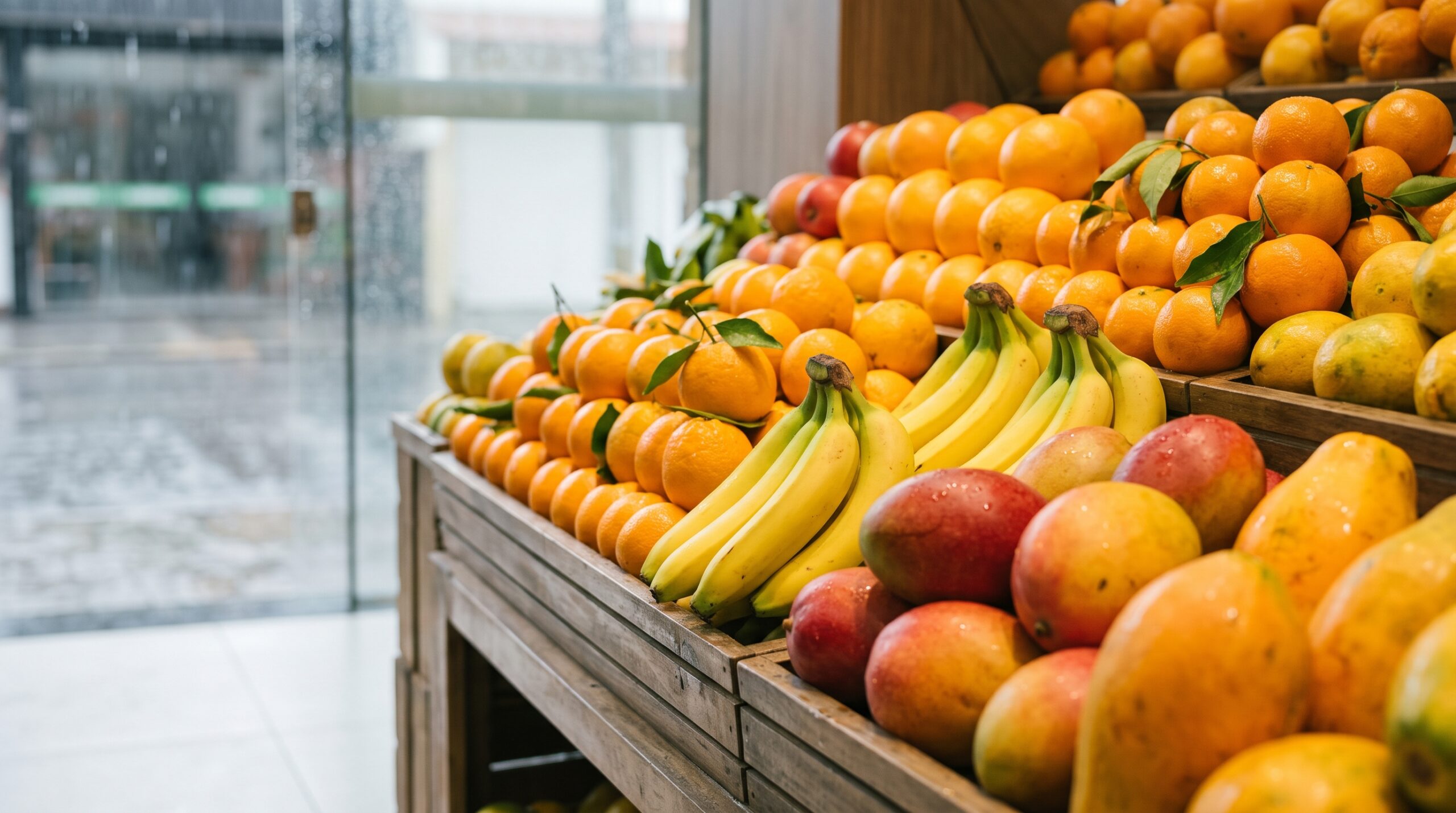 Época de chuva: como evitar perda de frutas na sua loja